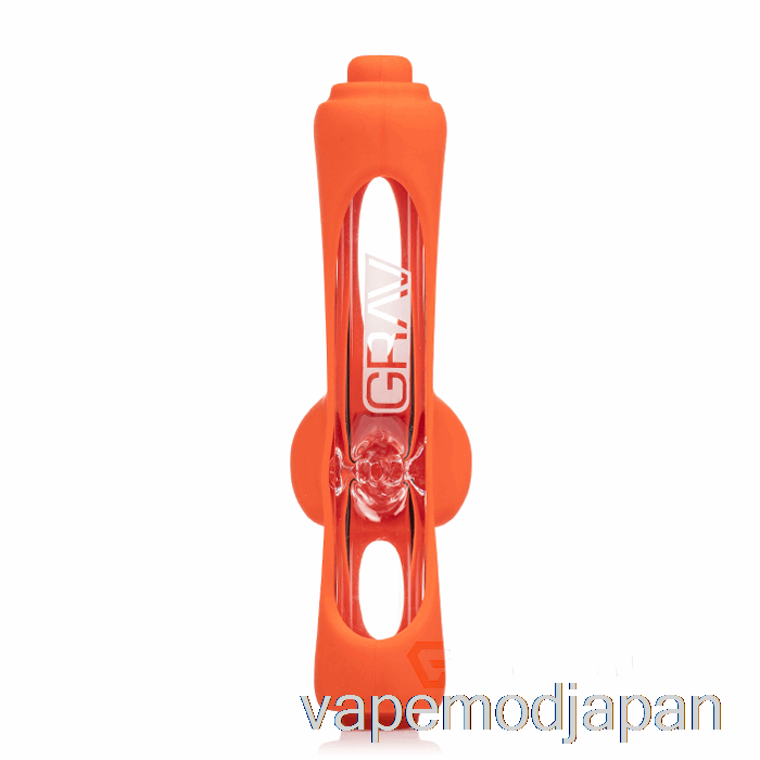 VAPE MOD GRAV ミニ スチームローラー シリコンスキン付き スカーレットオレンジ